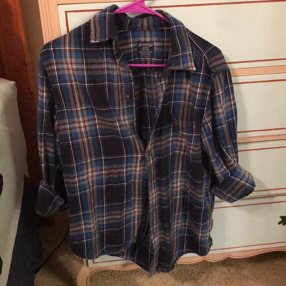 Blue flannel